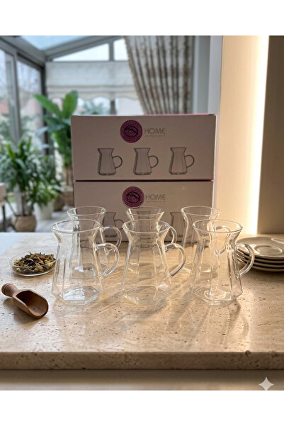 ceviz home züccaciye tekstil ltd şirketi Keyfi Ala 6'lı Borosilikat Isıya Day...