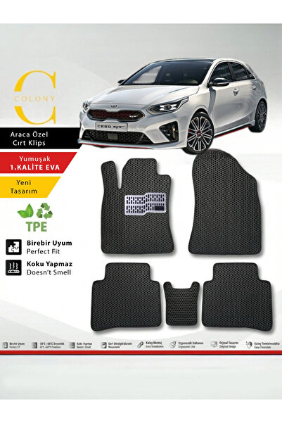 COLONY Kia Ceed (2018-2026) Hücreli Premium 1.Kalite Eva Paspas Seti Paspas T...