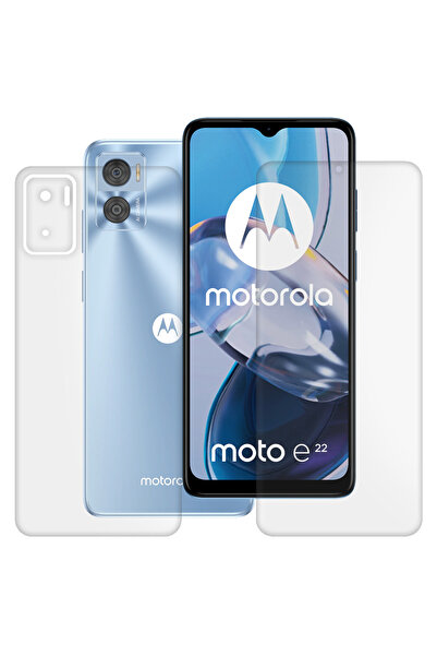 SILKASE Set 2 folii mate pentru Motorola Moto E22, protectie telefon, silicon