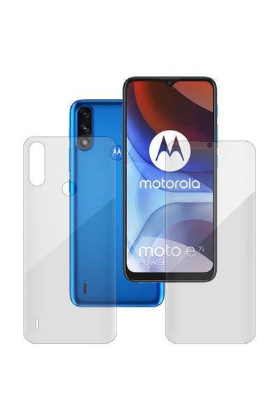 SILKASE Комплект от 2 защитни фолиа за Motorola Moto E7i Power, за защита на ...