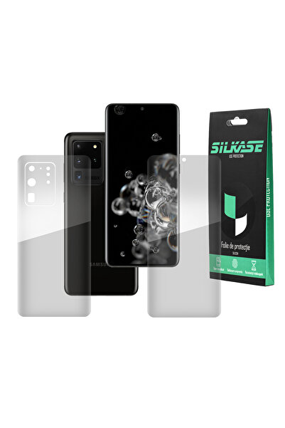 SILKASE Set 2 folii pentru Samsung Galaxy S20 Ultra, protectie telefon, silicon