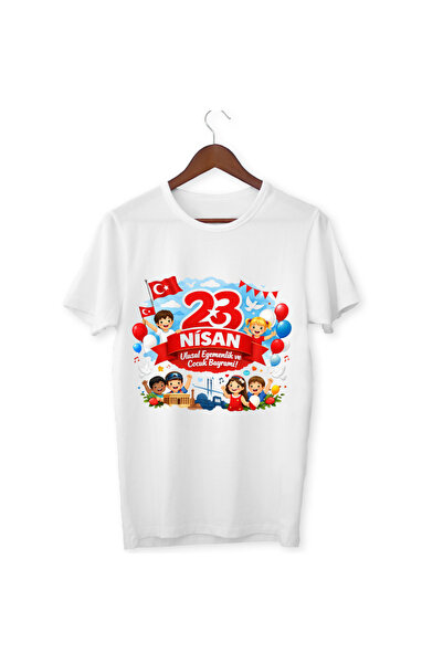 ALPŞAN TİCARET Παιδικό μπλουζάκι με στάμπα 23 Απριλίου Παιδικό μπλουζάκι 23 Α...