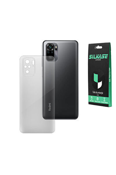 SILKASE Folie spate pentru Xiaomi Redmi Note 10, protectie spate, silicon