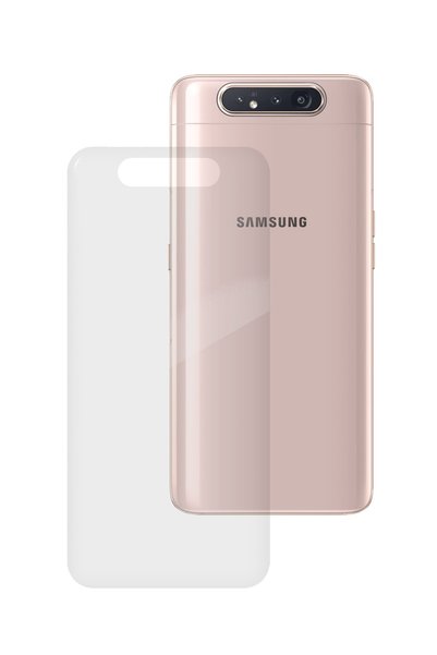 SILKASE Folie spate pentru Samsung A80, protectie spate, silicon