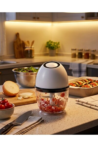 Sinbo SHB-7503 Şarjlı Mini Doğrayıcı Rondo 450 ml Paslanmaz Çelik