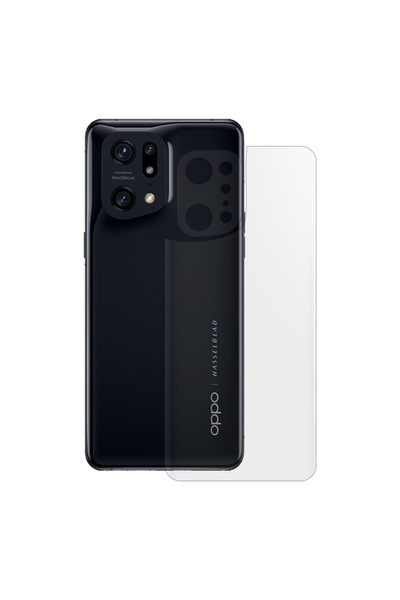 SILKASE Folie spate mata pentru OPPO Find X5 Pro, protectie din silicon