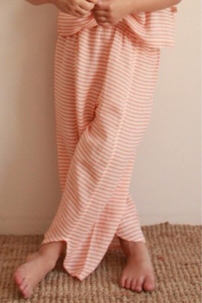 Oh La La Koala For Little Ones Orange Trousers with Cuff Detail