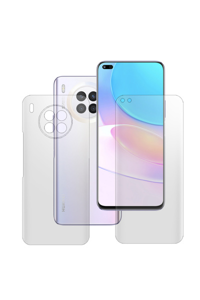 SILKASE Σετ 2 ματ προστατευτικών μεμβρανών για Huawei Nova 8i, προστασία τηλε...