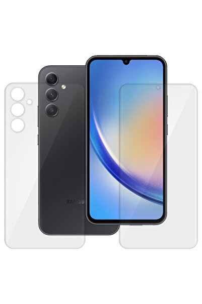 SILKASE Комплект от 2 защитни фолиа за Samsung Galaxy A34, силиконови