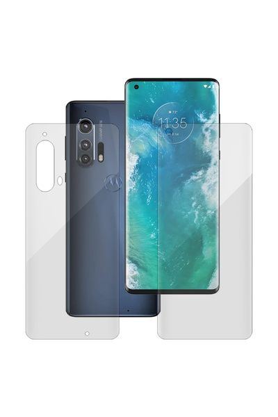 SILKASE Set 2 folii pentru Motorola Edge Plus, protectie telefon, silicon