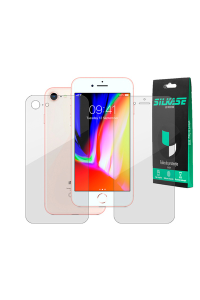 SILKASE Σετ 2 προστατευτικών μεμβρανών για Apple iPhone 7, προστασία τηλεφώνο...