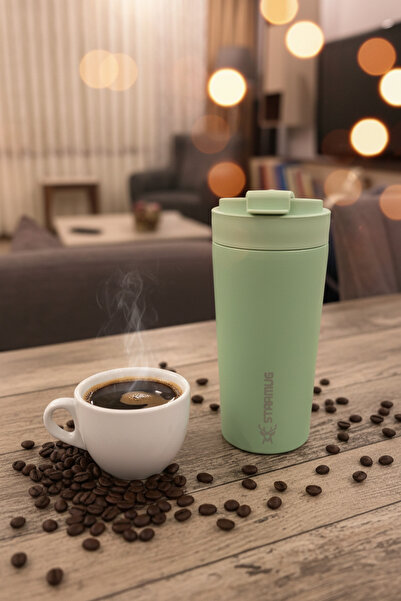 Star Termos 380 ml Thermos Mug Stainless Steel Leak-Proof 6 Hours Hot 12 Hour...