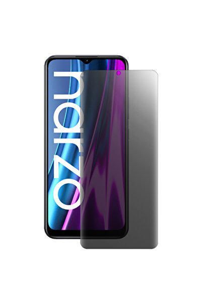 SILKASE Folie privacy mata pentru Realme Narzo 50i, protectie ecran, silicon
