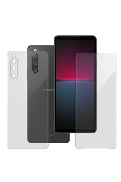 SILKASE Set of 2 foils for Sony Xperia 10 IV, phone protection, silicone