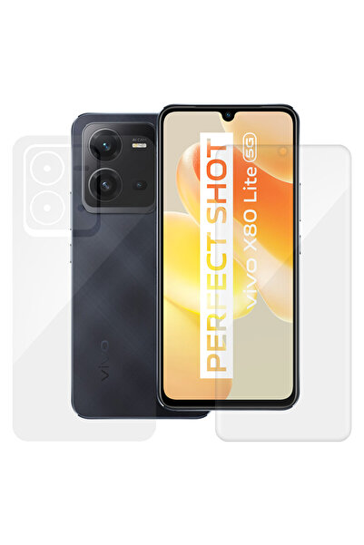 SILKASE Set of 2 foils for Vivo X80 Lite, phone protection, silicone