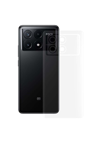 SILKASE Matte back film for Xiaomi Poco X6 Pro, back protection, silicone