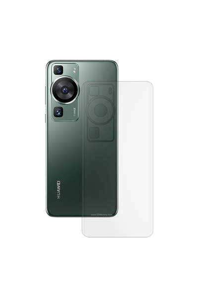 SILKASE Matte back film for Huawei P60, back protection, silicone