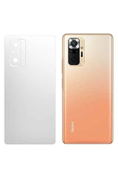 SILKASE Folie spate mata pentru Xiaomi Redmi Note 10 Pro, protectie spate, si...
