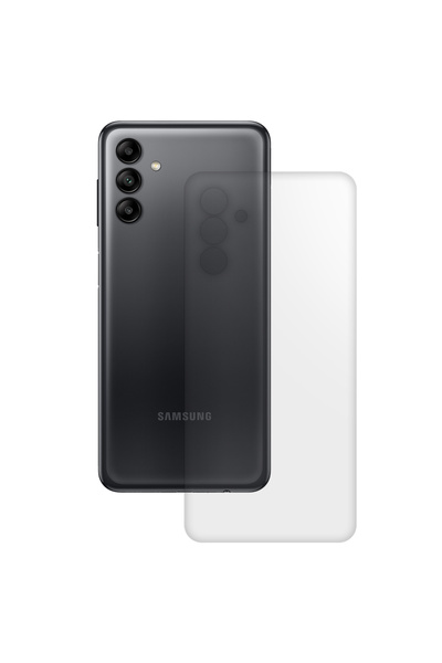 SILKASE Matte back film for Samsung Galaxy A04s, back protection, silicone
