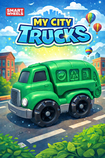 MGS OYUNCAK MGS My City Trucks Çöp Kamyonu Oyuncak Araba