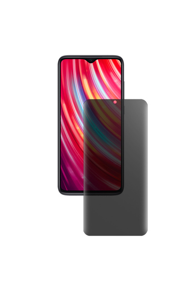 SILKASE Folie privacy mata pentru Xiaomi Redmi Note 8 Pro, protectie ecran, s...