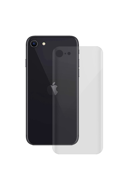 SILKASE Θήκη πλάτης για Apple iPhone SE 3 2022, προστασία πλάτης, σιλικόνη