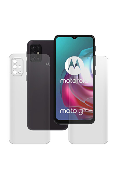 SILKASE Set of 2 matte films for Motorola Moto G30, phone protection, silicone