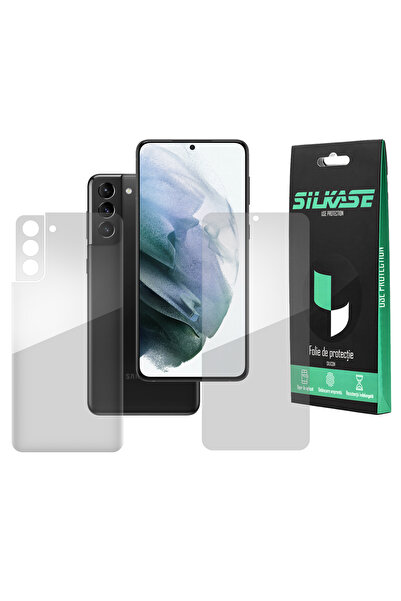 SILKASE Σετ 2 προστατευτικών μεμβρανών για Samsung S21 Plus, προστασία τηλεφώ...