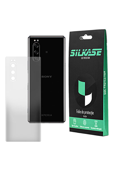 SILKASE Ματ μεμβράνη πλάτης για Sony Xperia 5, προστασία πλάτης, σιλικόνης