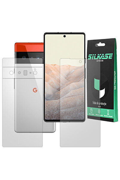 SILKASE Set 2 folii mate pentru Google Pixel 6 Pro, protectie telefon, silicon
