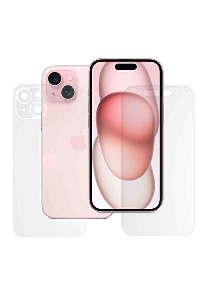 SILKASE Set 2 folii mate pentru Apple iPhone 15 Plus, protectie telefon, silicon