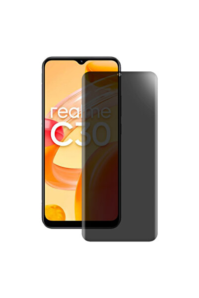 SILKASE Ματ μεμβράνη ιδιωτικότητας για Realme C30, προστατευτικό οθόνης, σιλι...