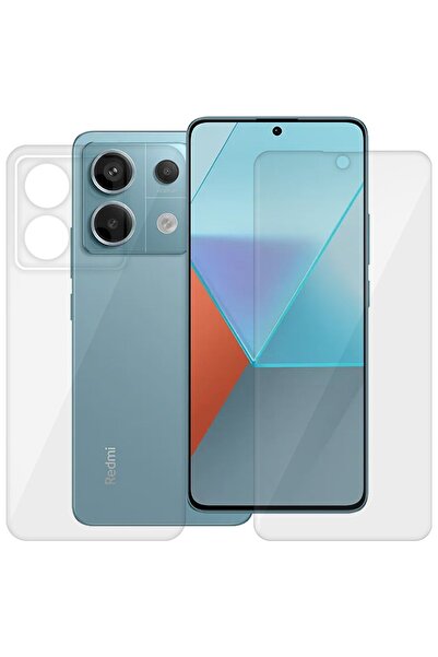 SILKASE Σετ 2 προστατευτικών μεμβρανών για Xiaomi Redmi Note 13, προστασία τη...