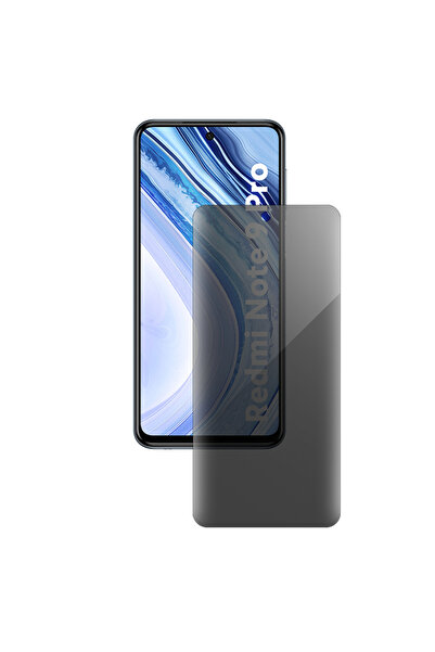 SILKASE Folie privacy pentru Xiaomi Redmi Note 9S, protectie ecran, silicon