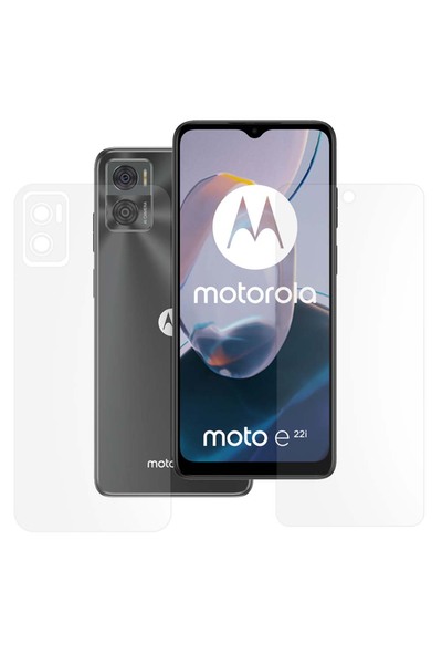 SILKASE Set 2 folii mate pentru Motorola Moto E22i, protectie telefon, silicon