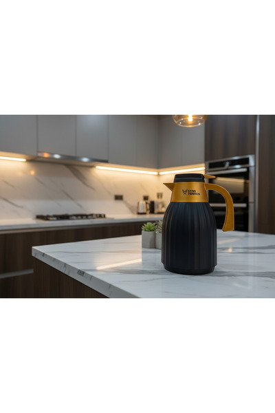 Star Termos 1 Lt Cam Hazneli Termos Sızdırmaz Çelik 12 Saat Sıcak 24 Saat Soğ...