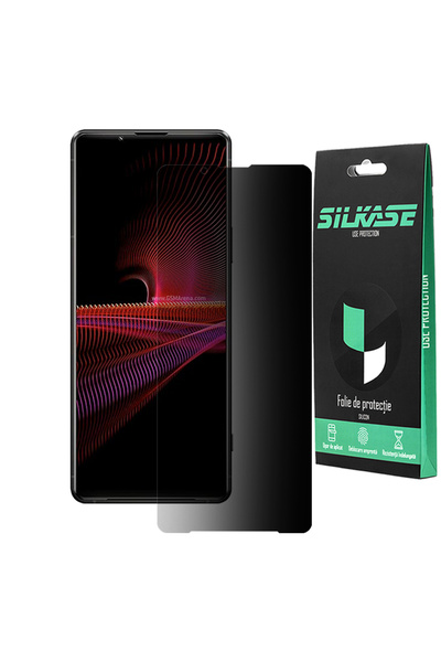 SILKASE Φιλμ ιδιωτικότητας για Sony Xperia 1 II, προστατευτικό οθόνης, σιλικόνης