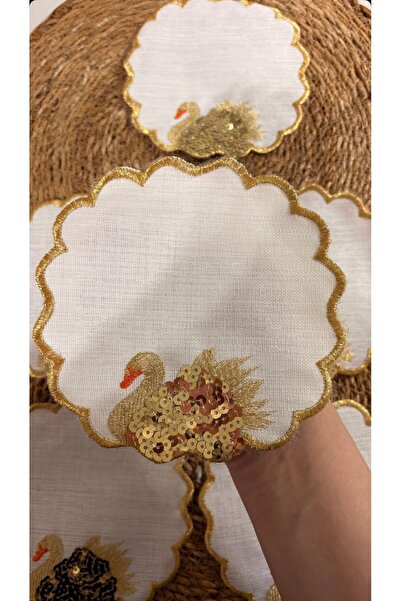 Handmade Nakışlı kokteyl sunum peçetesi