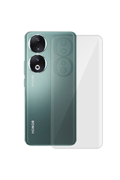 SILKASE Back cover for Honor 90, back protection, silicone