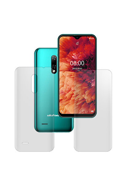 SILKASE Set of 2 matte foils for Ulefone Note 8P, phone protection, silicone