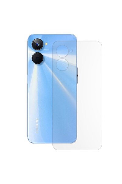 SILKASE Matte back film for Realme 10s, back protection, silicone