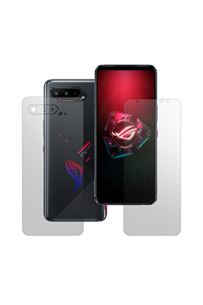 SILKASE Set 2 folii mate pentru Asus ROG Phone 5s, protectie telefon, silicon