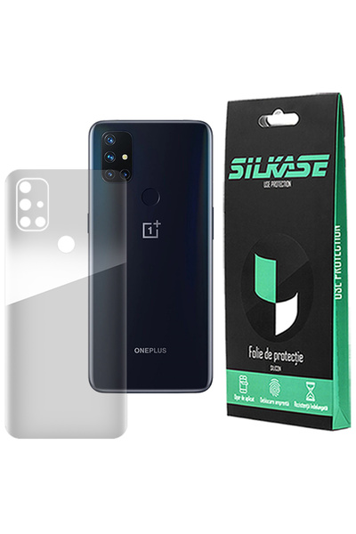 SILKASE Folie spate pentru OnePlus Nord N10 5G, protectie spate, silicon