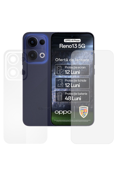SILKASE Set of 2 matte films for OPPO Reno13, phone protection, silicone