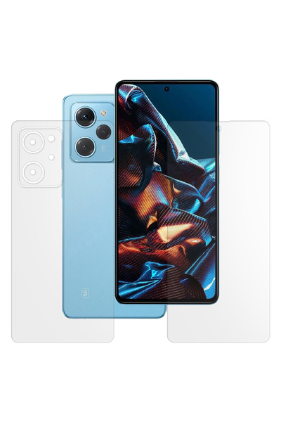 SILKASE Set 2 folii mate pentru Xiaomi Poco X5 Pro, protectie telefon, silicon