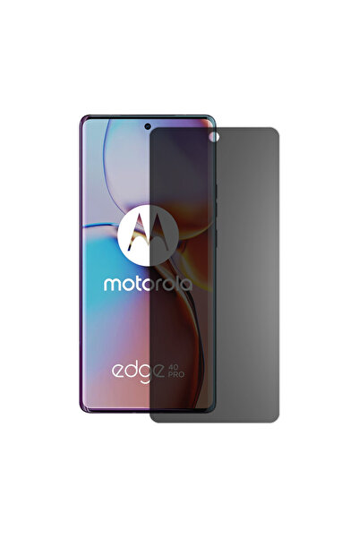 SILKASE Folie privacy mata pentru Motorola Edge 40 Pro, protectie ecran, silicon