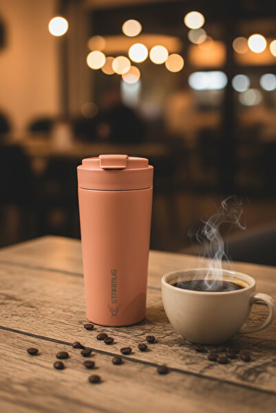 Star Termos 380 ml Thermos Mug Stainless Steel Leak-Proof 6 Hours Hot 12 Hour...