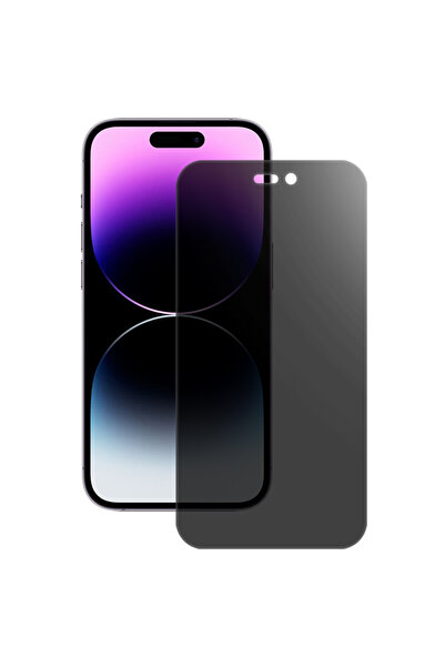 SILKASE Matte privacy film for Apple iPhone 14 Pro Max, screen protector, sil...