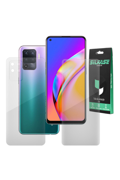 SILKASE Set of 2 foils for Oppo A94, phone protection, silicone