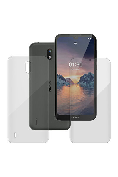SILKASE Set of 2 foils for Nokia 1.3, phone protection, silicone